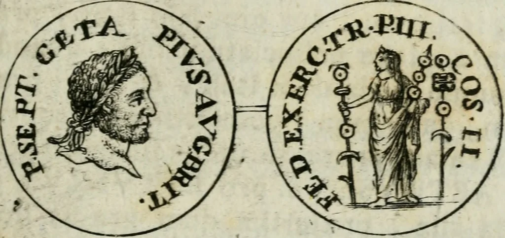 An illustration from Dissertatio de numis monetariorum veterum culpa vitiosis ..., 1736, leaf 46