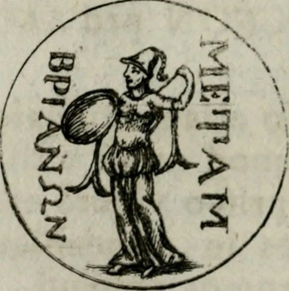 An illustration from Dissertatio de numis monetariorum veterum culpa vitiosis ..., 1736, leaf 51