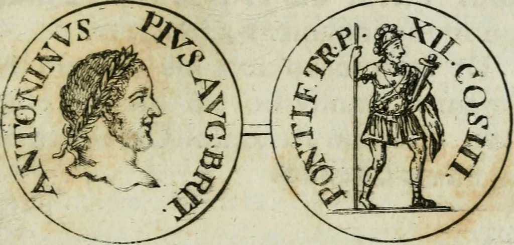 An illustration from Dissertatio de numis monetariorum veterum culpa vitiosis ..., 1736, leaf 58