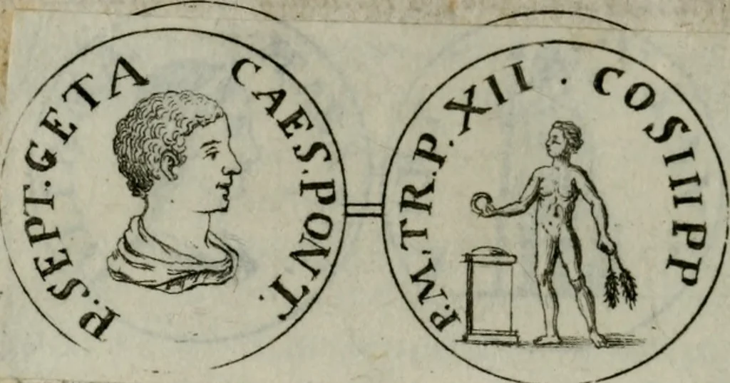 An illustration from Dissertatio de numis monetariorum veterum culpa vitiosis ..., 1736, leaf 61