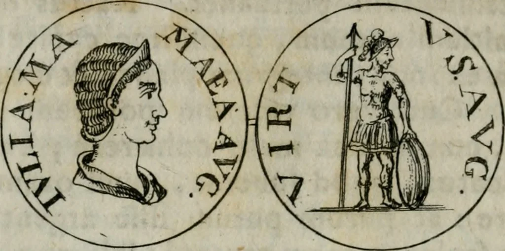 An illustration from Dissertatio de numis monetariorum veterum culpa vitiosis ..., 1736, leaf 65