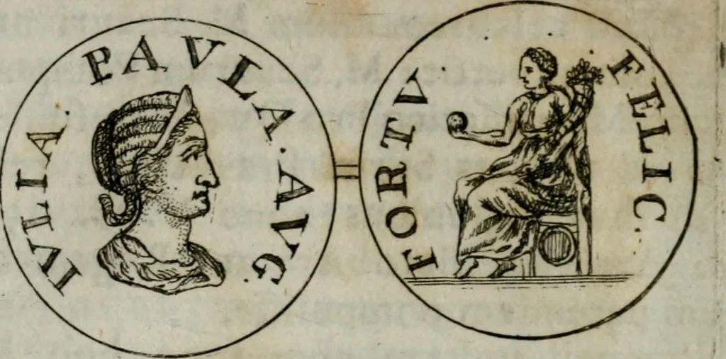 An illustration from Dissertatio de numis monetariorum veterum culpa vitiosis ..., 1736, leaf 77