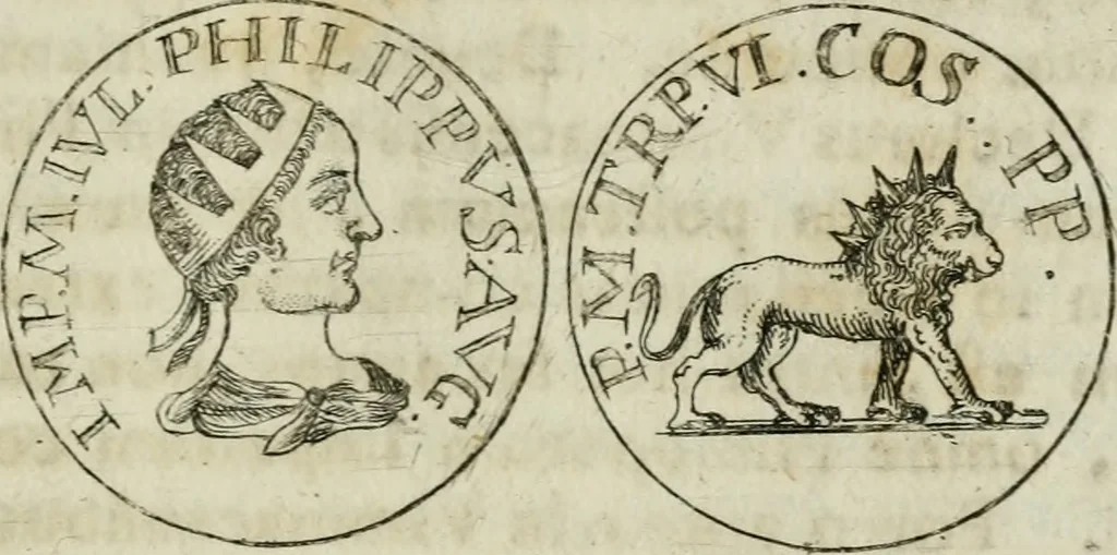 An illustration from Dissertatio de numis monetariorum veterum culpa vitiosis ..., 1736, leaf 98