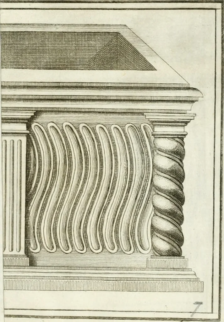 An illustration from Dissertatio et animadversiones ad nuper inventum Severae martyris epitaphium, 1734, leaf 72