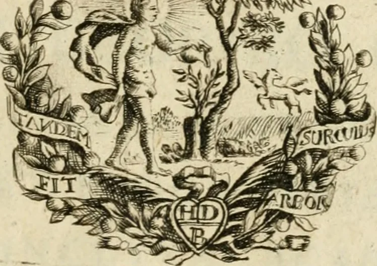 An illustration from Dissertationes IX, antiquitatibus, quin et marmoribus : cum Romanis, tum potissimum Graecis, illustrandis inservientes, 1702, leaf 4