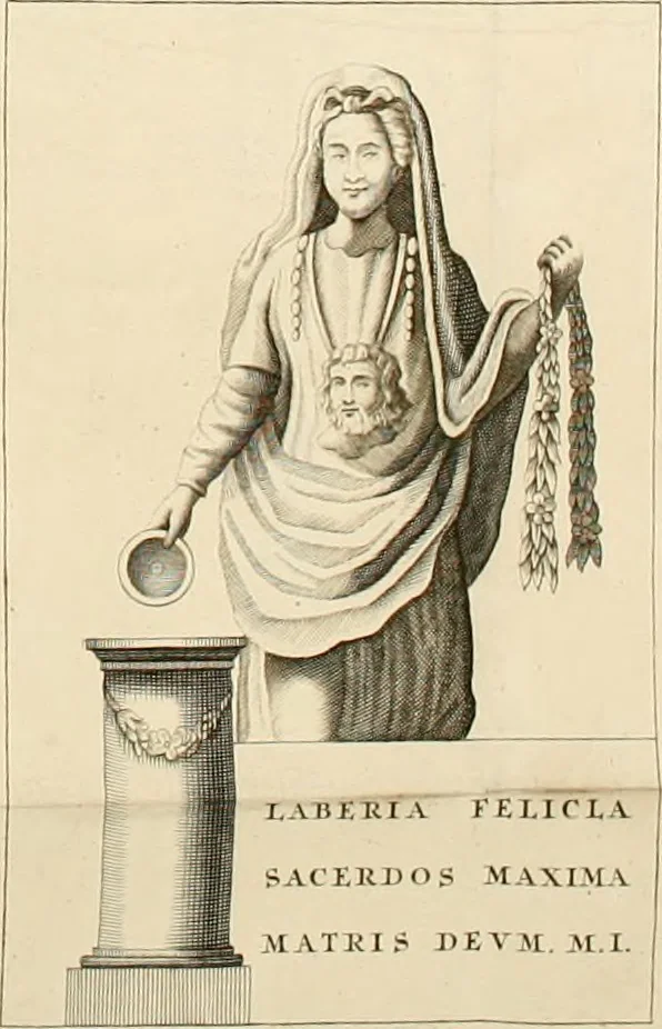 An illustration from Dissertationes IX, antiquitatibus, quin et marmoribus : cum Romanis, tum potissimum Graecis, illustrandis inservientes, 1702, leaf 875