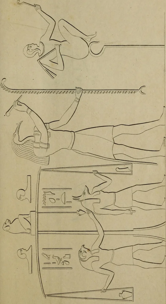 An illustration from A dissertation on the calendar and zodiac of ancient Egypt : with remarks on the first introduction and use of the zodiac among the Greeks, 1832, leaf 290