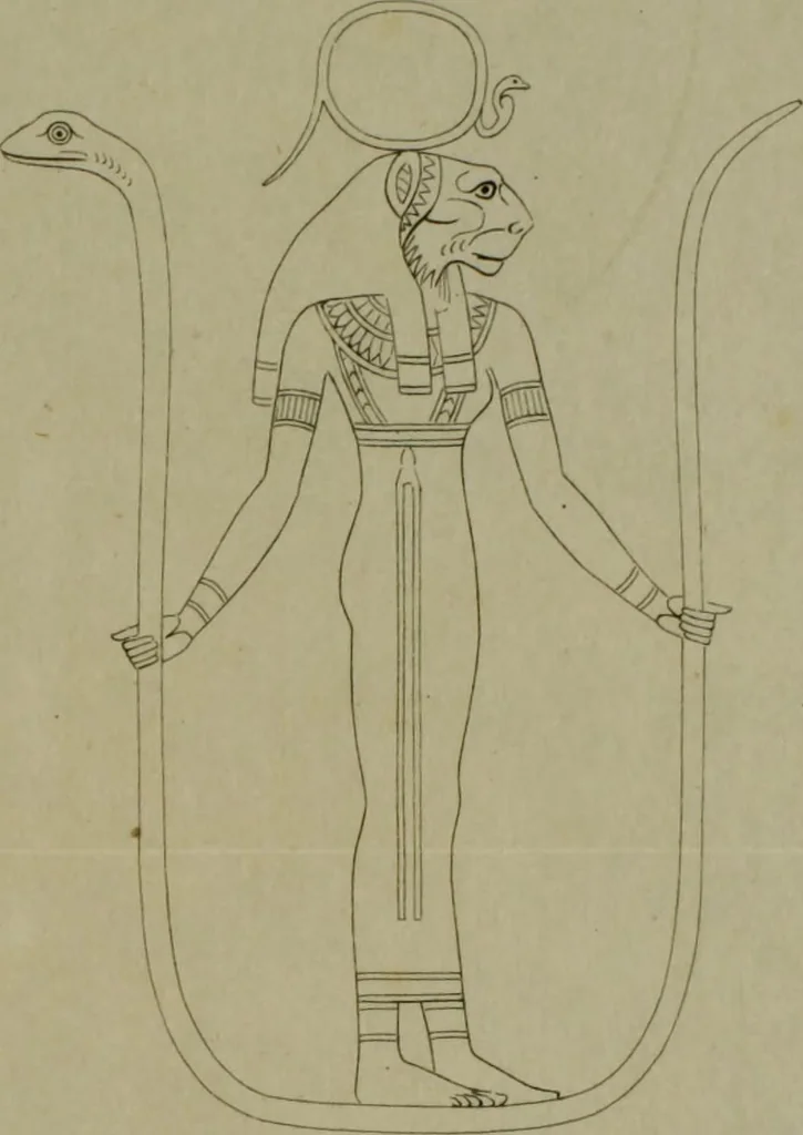 An illustration from A dissertation on the calendar and zodiac of ancient Egypt : with remarks on the first introduction and use of the zodiac among the Greeks, 1832, leaf 293