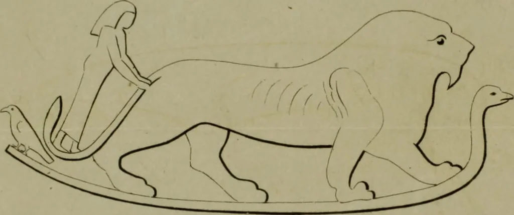 An illustration from A dissertation on the calendar and zodiac of ancient Egypt : with remarks on the first introduction and use of the zodiac among the Greeks, 1832, leaf 293
