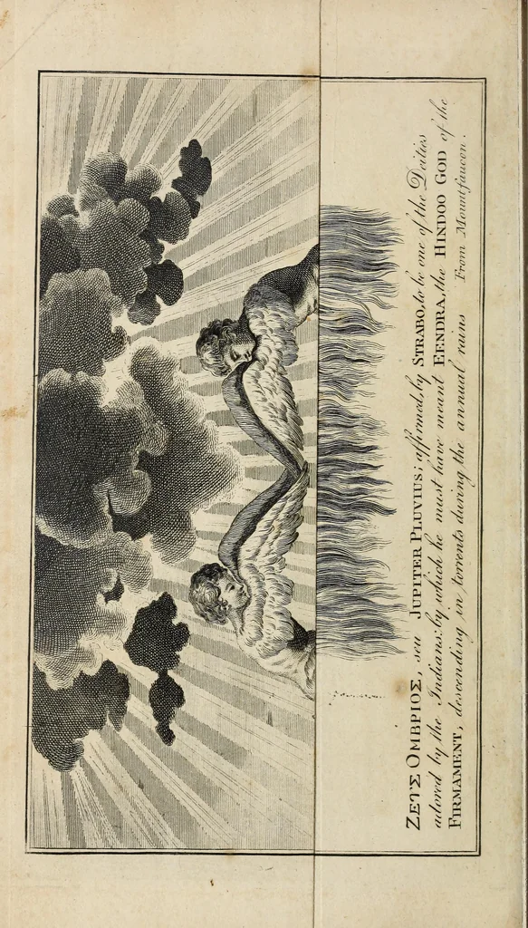 An illustration from A dissertation on the Oriental trinities, 1801, leaf 14