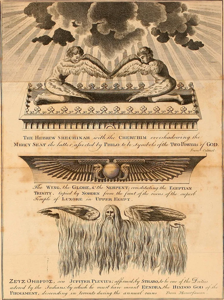 An illustration from A dissertation on the Oriental trinities, 1801, leaf 16