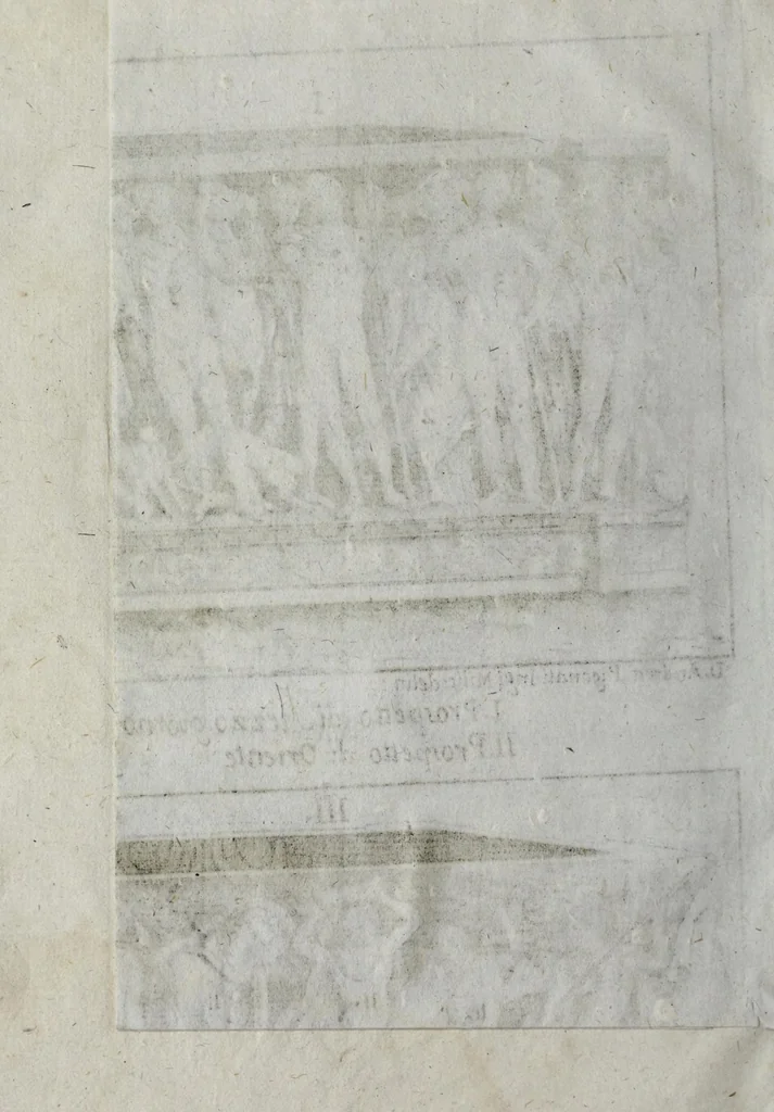 An illustration from Dissertazione sopra un antico sarcofago di marmo, oggi battisterio del duomo di Girgenti, 1767, leaf 8