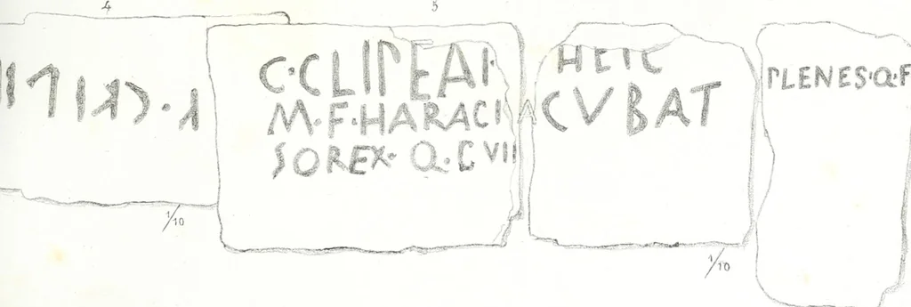 An illustration from Dissertazioni archeologiche di vario argomento, 1869, leaf 241