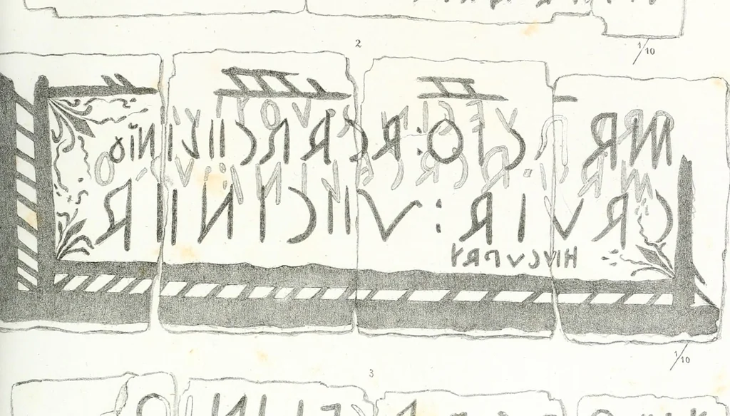 An illustration from Dissertazioni archeologiche di vario argomento, 1869, leaf 241