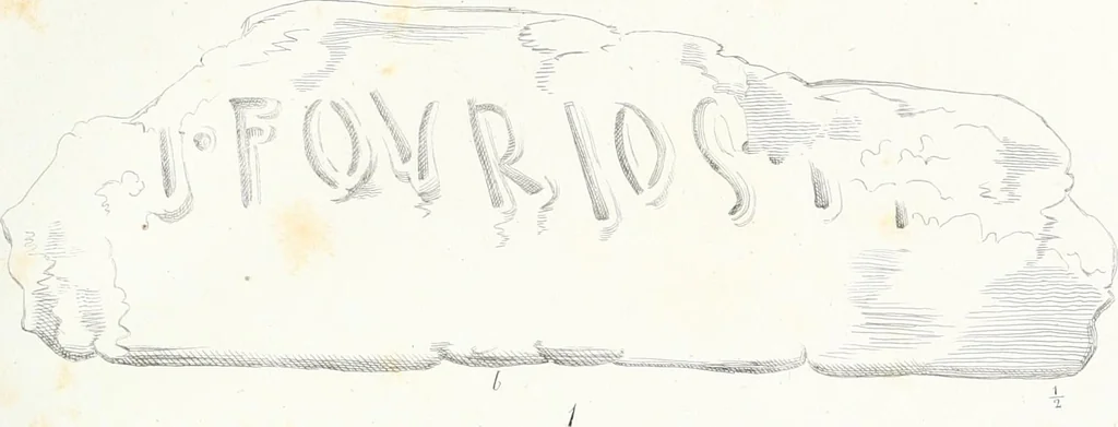 An illustration from Dissertazioni archeologiche di vario argomento, 1869, leaf 243