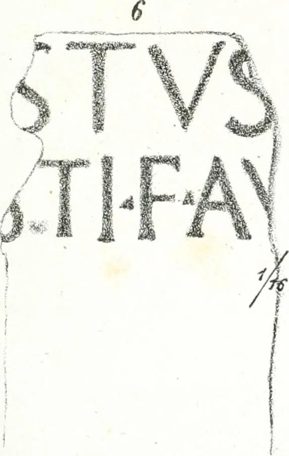 An illustration from Dissertazioni archeologiche di vario argomento, 1869, leaf 249