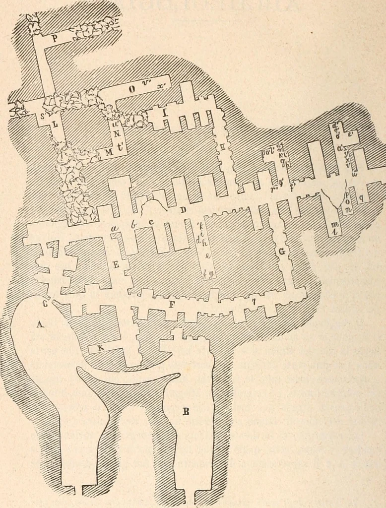 An illustration from Dissertazioni archeologiche di vario argomento, 1869, leaf 28