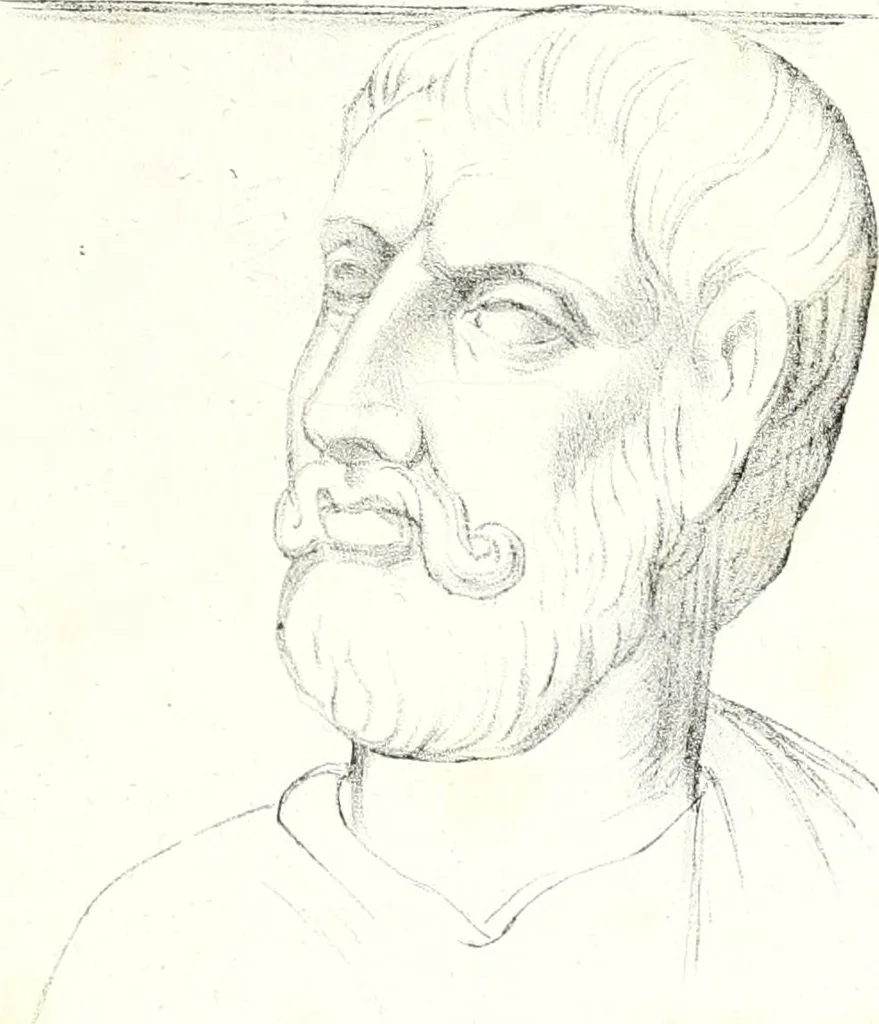 An illustration from Dissertazioni archeologiche di vario argomento, 1869, leaf 469