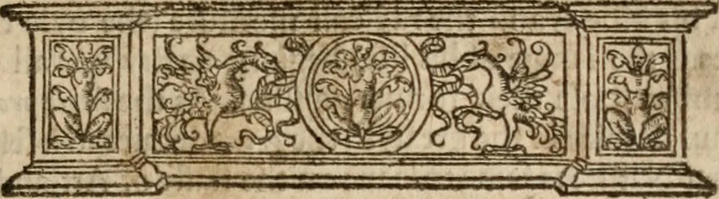 An illustration from The diuells banket, 1614, leaf 208