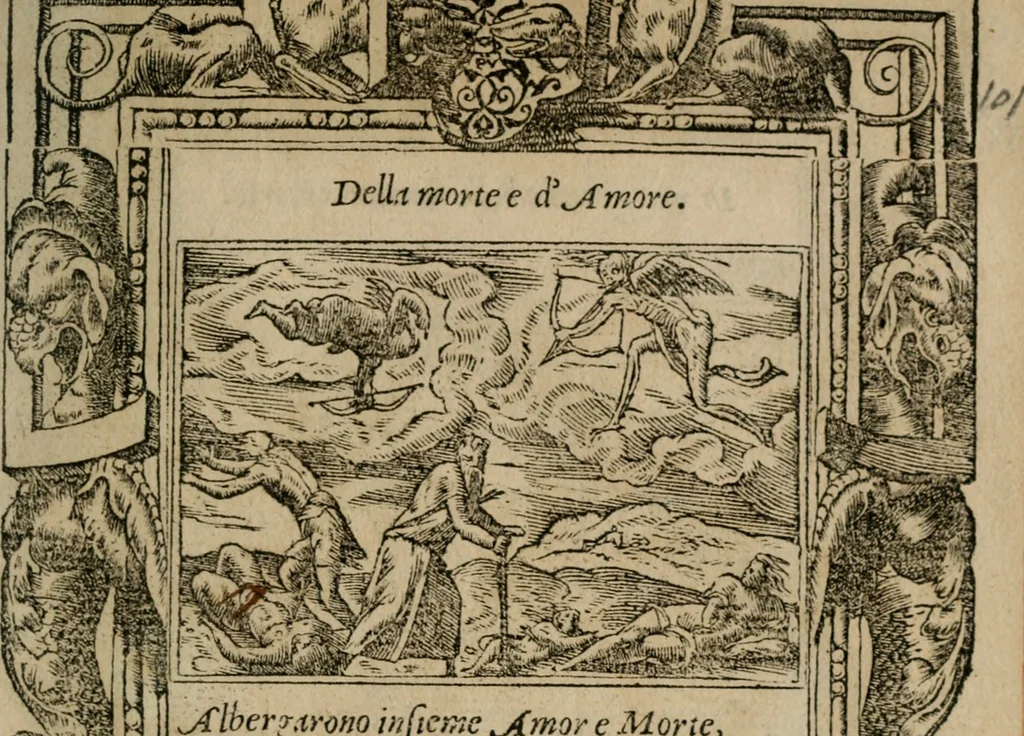 An illustration from Diuerse imprese accommodate a diuerse moralità : con versi che i loro significati dichiarano, 1549, leaf 104