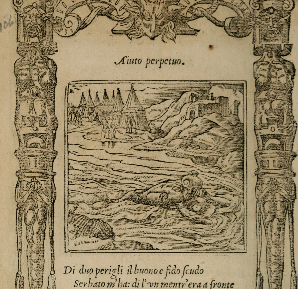 An illustration from Diuerse imprese accommodate a diuerse moralità : con versi che i loro significati dichiarano, 1549, leaf 109