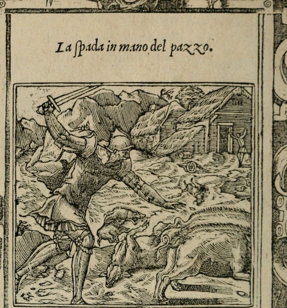 An illustration from Diuerse imprese accommodate a diuerse moralità : con versi che i loro significati dichiarano, 1549, leaf 119