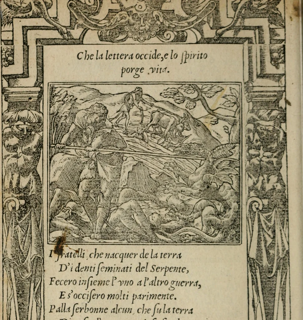An illustration from Diuerse imprese accommodate a diuerse moralità : con versi che i loro significati dichiarano, 1549, leaf 127
