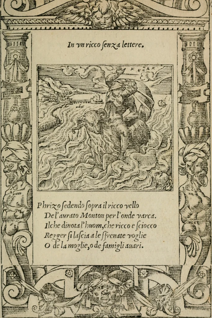 An illustration from Diuerse imprese accommodate a diuerse moralità : con versi che i loro significati dichiarano, 1549, leaf 130