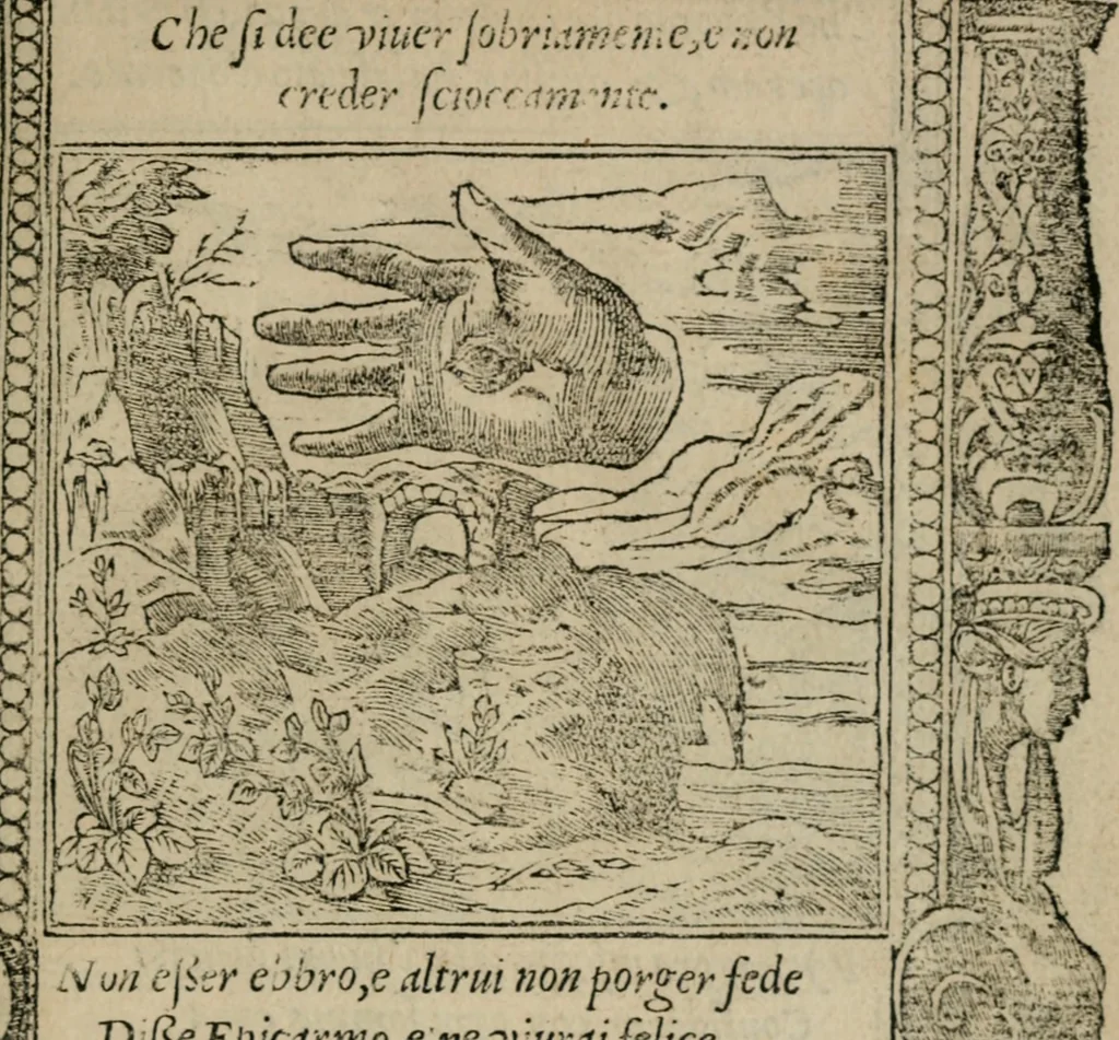 An illustration from Diuerse imprese accommodate a diuerse moralità : con versi che i loro significati dichiarano, 1549, leaf 20