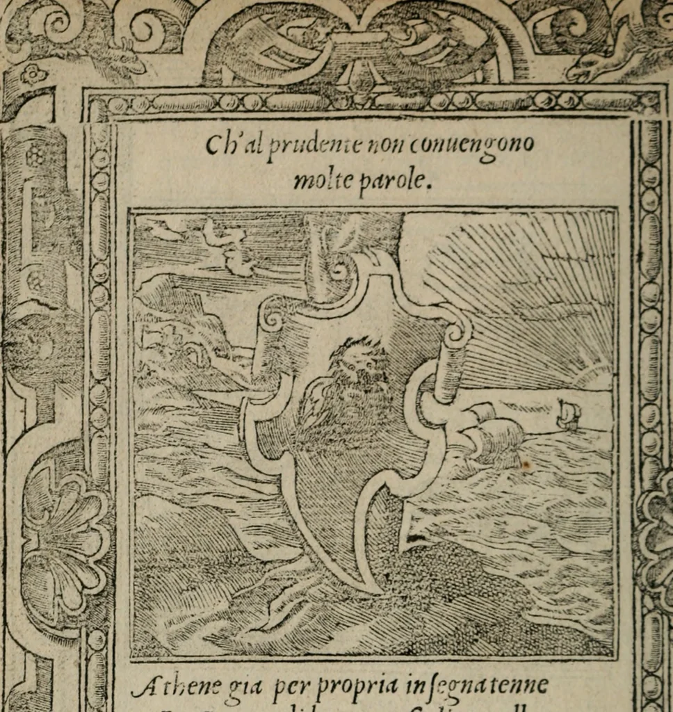 An illustration from Diuerse imprese accommodate a diuerse moralità : con versi che i loro significati dichiarano, 1549, leaf 23