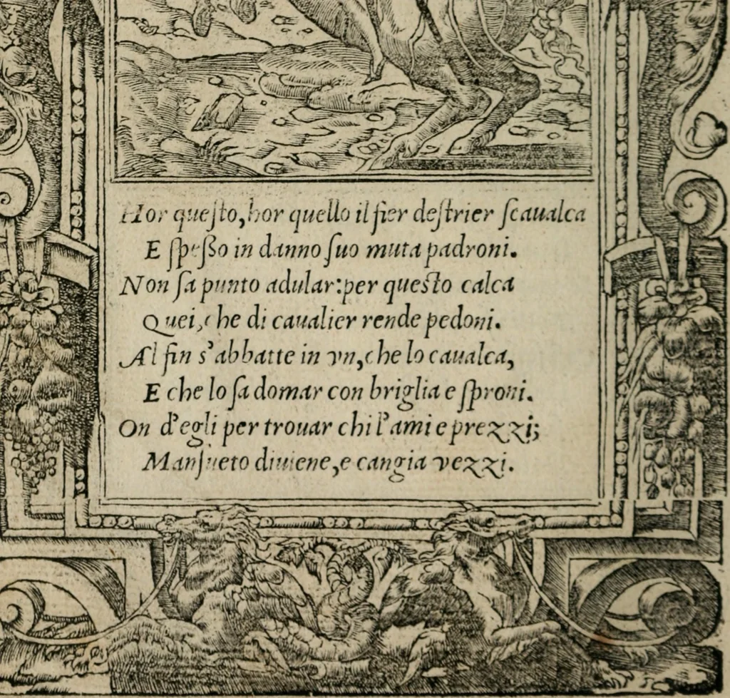 An illustration from Diuerse imprese accommodate a diuerse moralità : con versi che i loro significati dichiarano, 1549, leaf 39