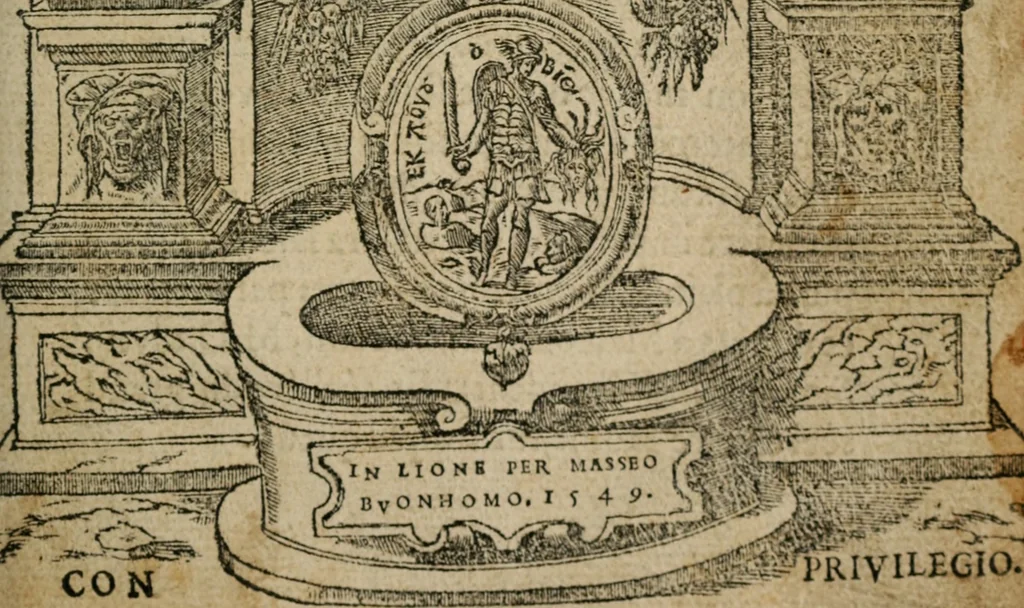 An illustration from Diuerse imprese accommodate a diuerse moralità : con versi che i loro significati dichiarano, 1549, leaf 4