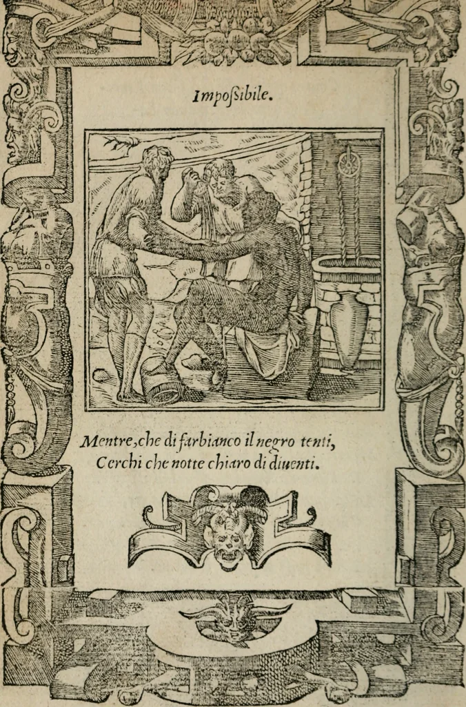 An illustration from Diuerse imprese accommodate a diuerse moralità : con versi che i loro significati dichiarano, 1549, leaf 57