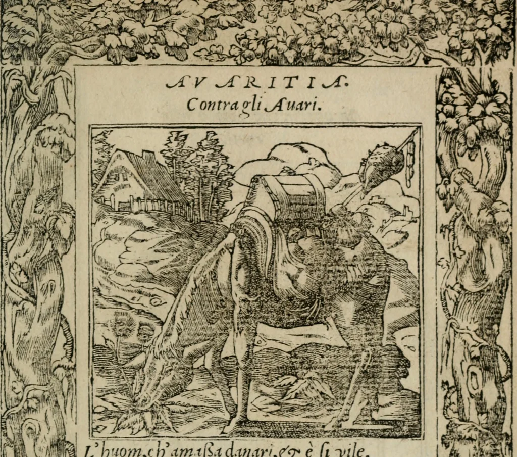 An illustration from Diuerse imprese accommodate a diuerse moralità : con versi che i loro significati dichiarano, 1549, leaf 64