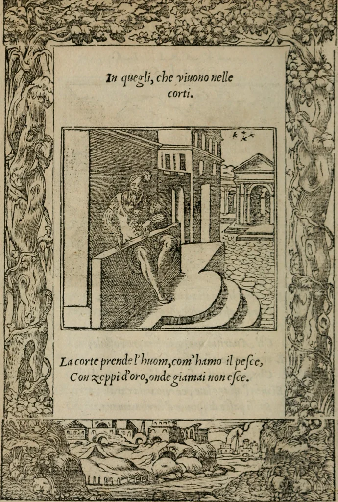 An illustration from Diuerse imprese accommodate a diuerse moralità : con versi che i loro significati dichiarano, 1549, leaf 65