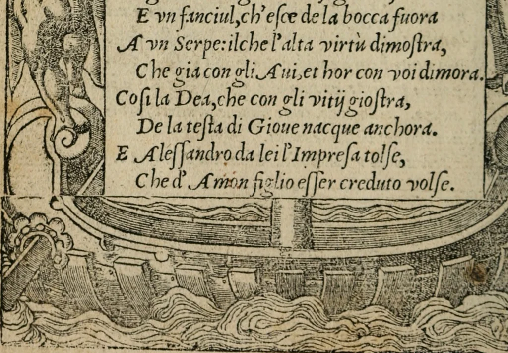 An illustration from Diuerse imprese accommodate a diuerse moralità : con versi che i loro significati dichiarano, 1549, leaf 7