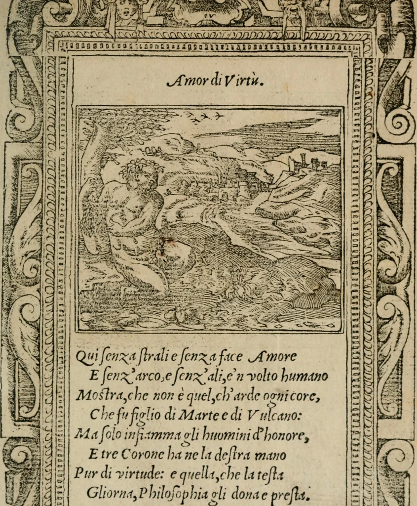 An illustration from Diuerse imprese accommodate a diuerse moralità : con versi che i loro significati dichiarano, 1549, leaf 78