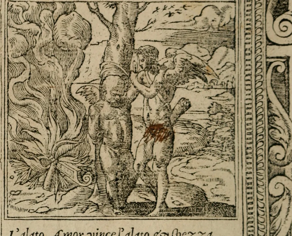 An illustration from Diuerse imprese accommodate a diuerse moralità : con versi che i loro significati dichiarano, 1549, leaf 79