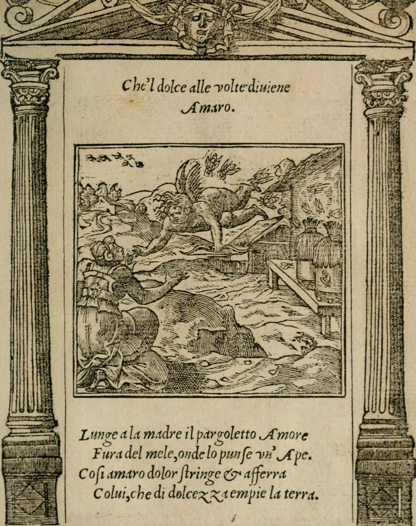 An illustration from Diuerse imprese accommodate a diuerse moralità : con versi che i loro significati dichiarano, 1549, leaf 80