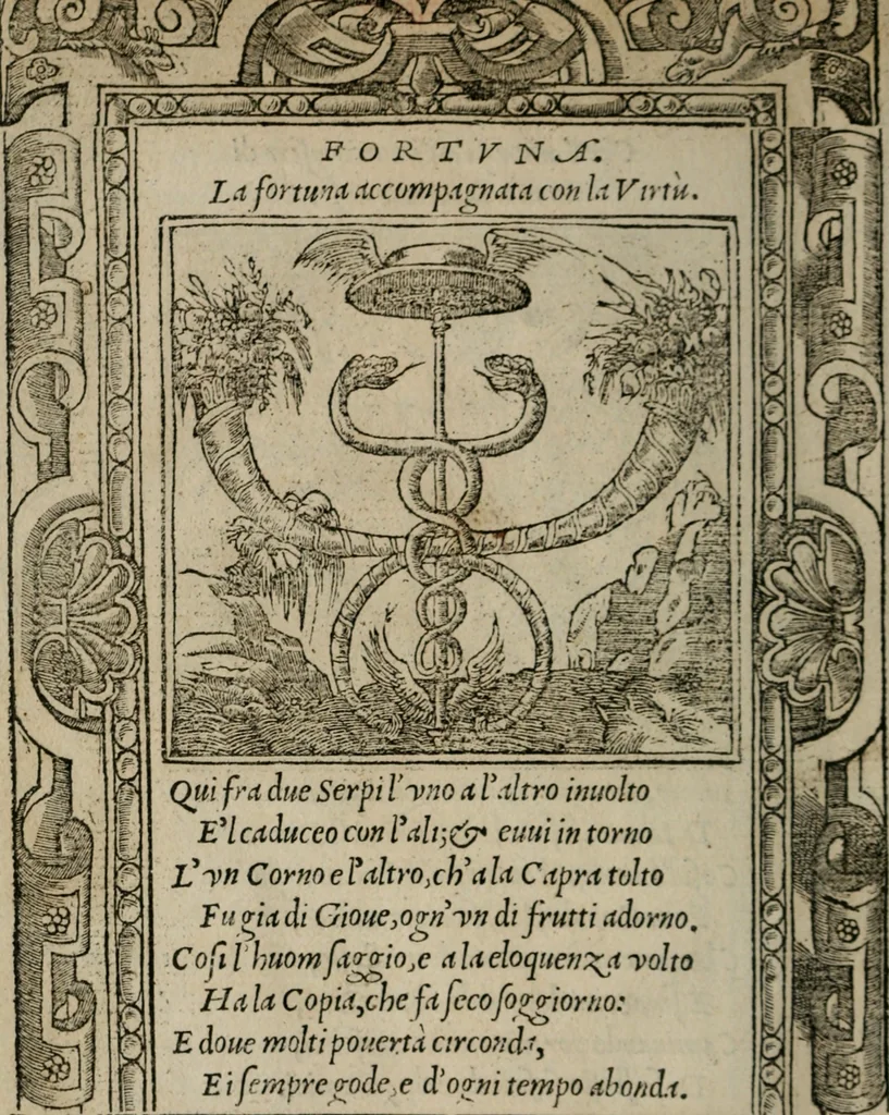 An illustration from Diuerse imprese accommodate a diuerse moralità : con versi che i loro significati dichiarano, 1549, leaf 85