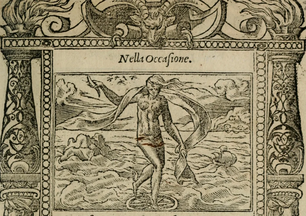 An illustration from Diuerse imprese accommodate a diuerse moralità : con versi che i loro significati dichiarano, 1549, leaf 88
