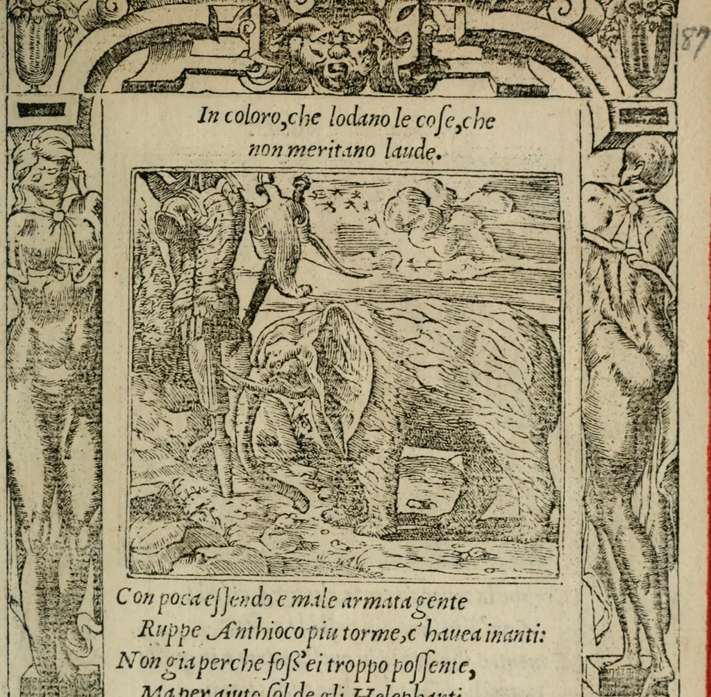 An illustration from Diuerse imprese accommodate a diuerse moralità : con versi che i loro significati dichiarano, 1549, leaf 90