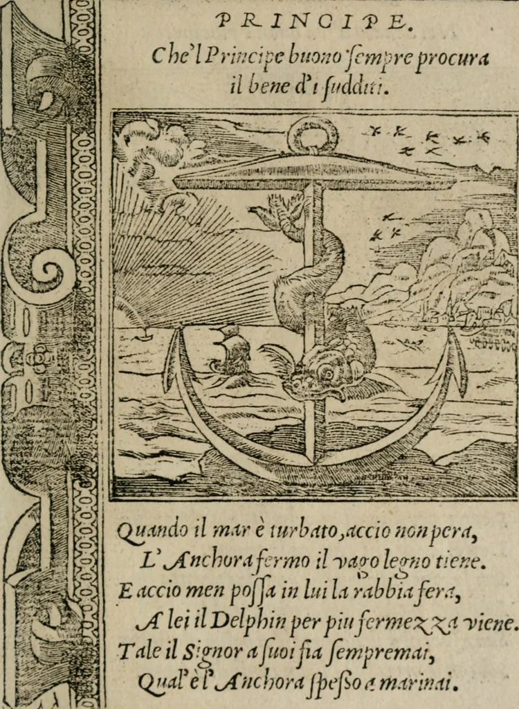 An illustration from Diuerse imprese accommodate a diuerse moralità : con versi che i loro significati dichiarano, 1549, leaf 98