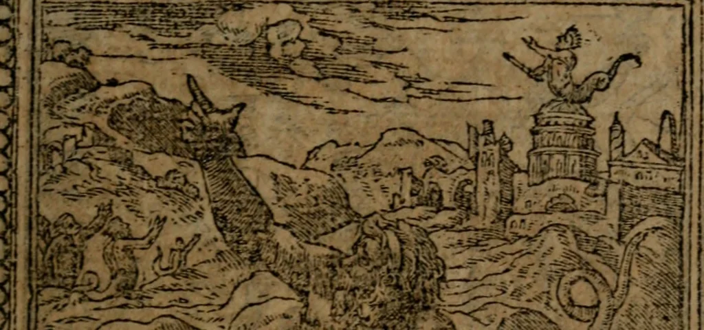 An illustration from Diverse imprese accommodate a diuerse moralità, con versi che i loro significati dichiarano insieme con molte altre nella lingua italiana non piu tradotte, 1564, leaf 10