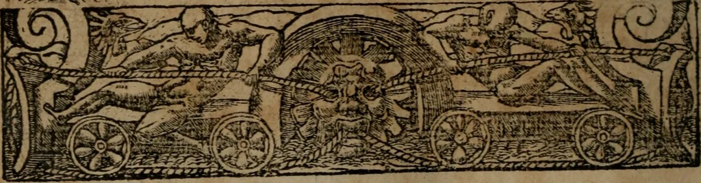 An illustration from Diverse imprese accommodate a diuerse moralità, con versi che i loro significati dichiarano insieme con molte altre nella lingua italiana non piu tradotte, 1564, leaf 105