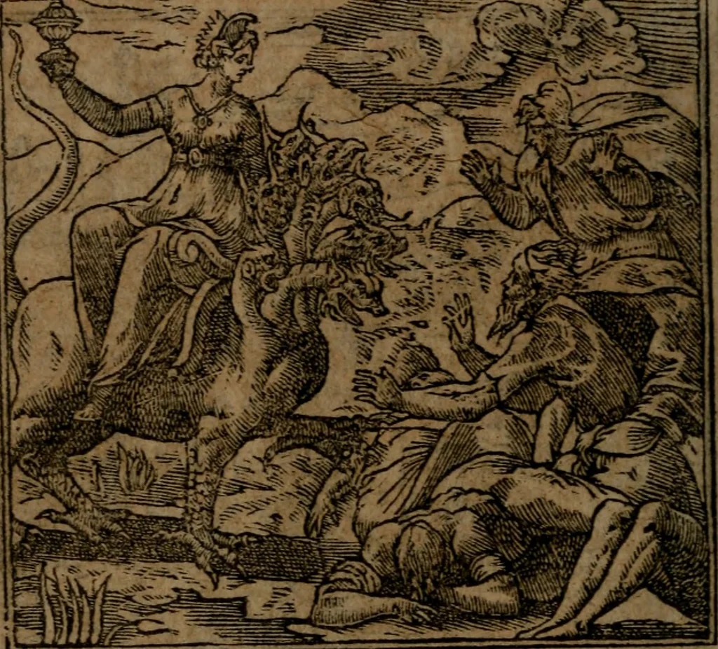An illustration from Diverse imprese accommodate a diuerse moralità, con versi che i loro significati dichiarano insieme con molte altre nella lingua italiana non piu tradotte, 1564, leaf 11