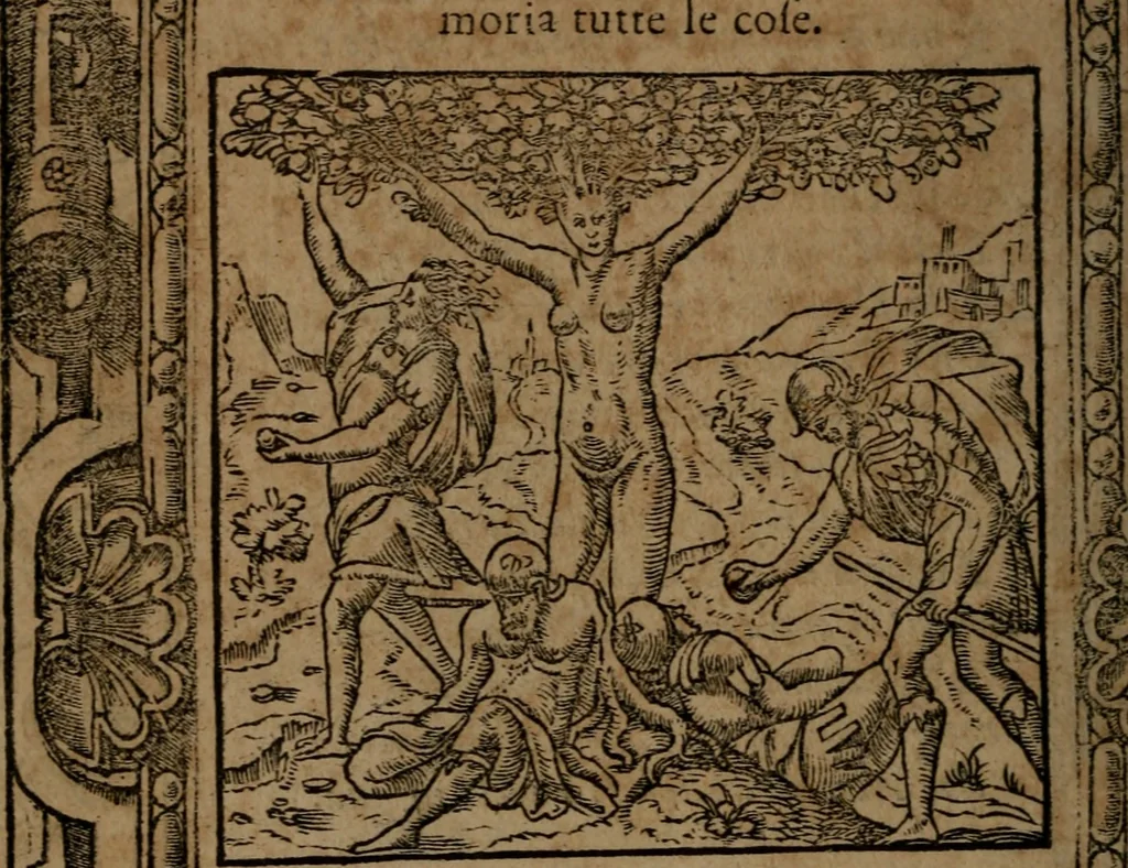 An illustration from Diverse imprese accommodate a diuerse moralità, con versi che i loro significati dichiarano insieme con molte altre nella lingua italiana non piu tradotte, 1564, leaf 115