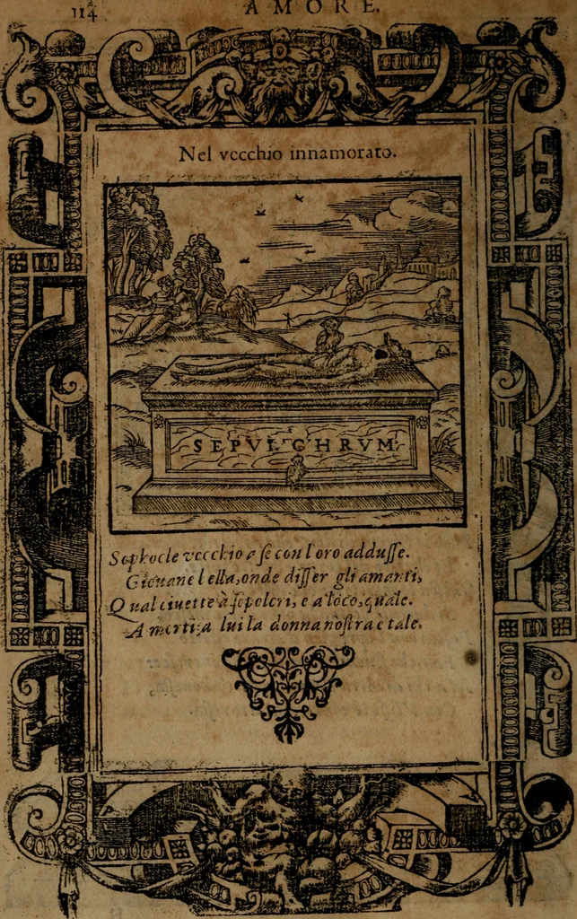 An illustration from Diverse imprese accommodate a diuerse moralità, con versi che i loro significati dichiarano insieme con molte altre nella lingua italiana non piu tradotte, 1564, leaf 117