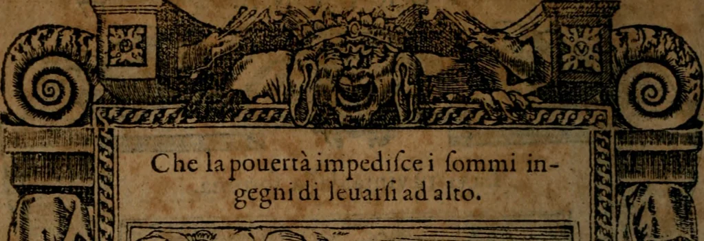 An illustration from Diverse imprese accommodate a diuerse moralità, con versi che i loro significati dichiarano insieme con molte altre nella lingua italiana non piu tradotte, 1564, leaf 121