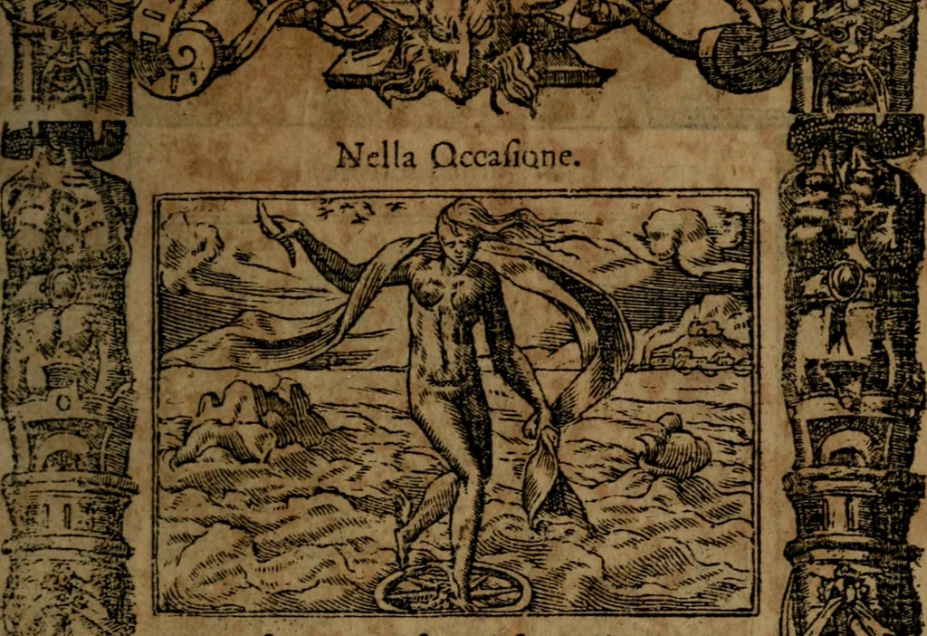 An illustration from Diverse imprese accommodate a diuerse moralità, con versi che i loro significati dichiarano insieme con molte altre nella lingua italiana non piu tradotte, 1564, leaf 122